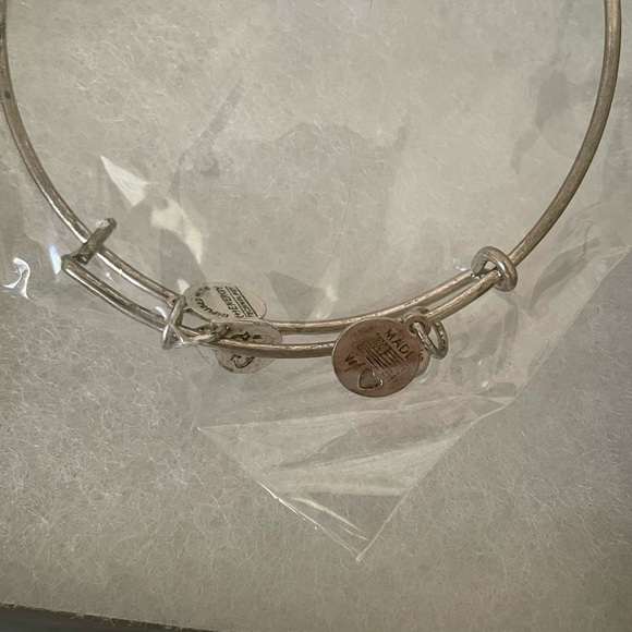 NEW IN BOX Alex and Ani Silver Tone Energy Bracelet - Picture 3 of 5